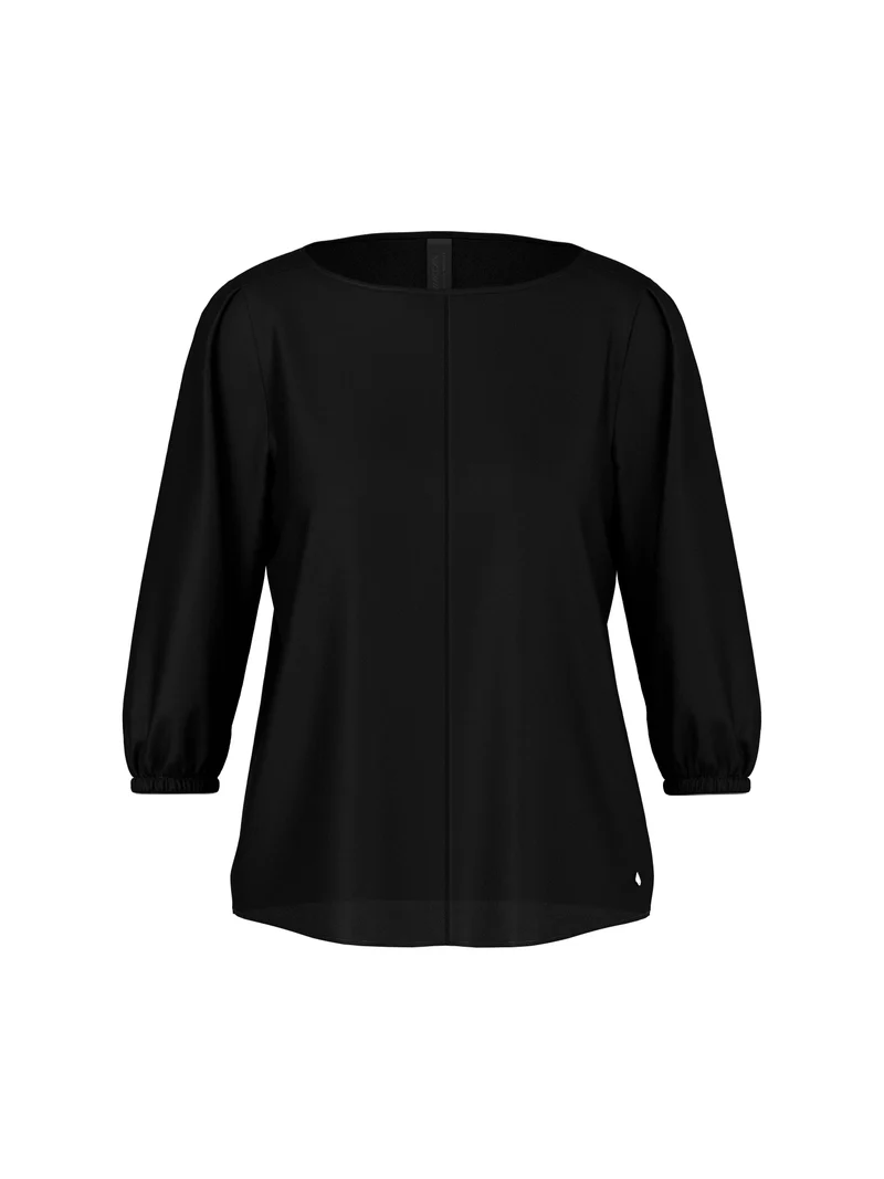 Seidenbluse in A-Linie