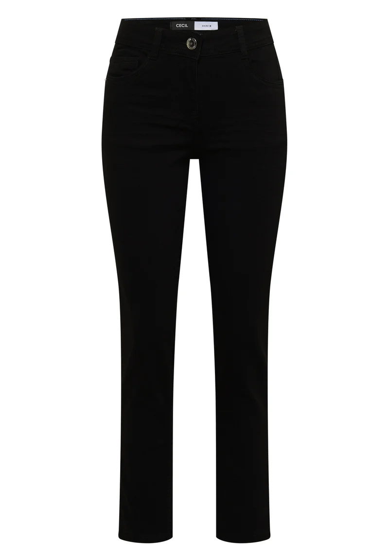SCARLETT Mid Waist Straight Leg Jeans