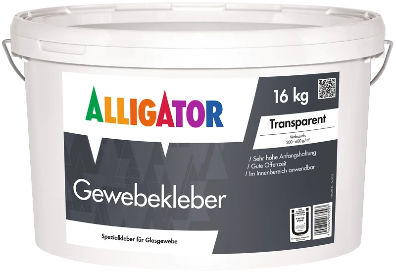 Alligator Gewebekleber 16 kg transparent
