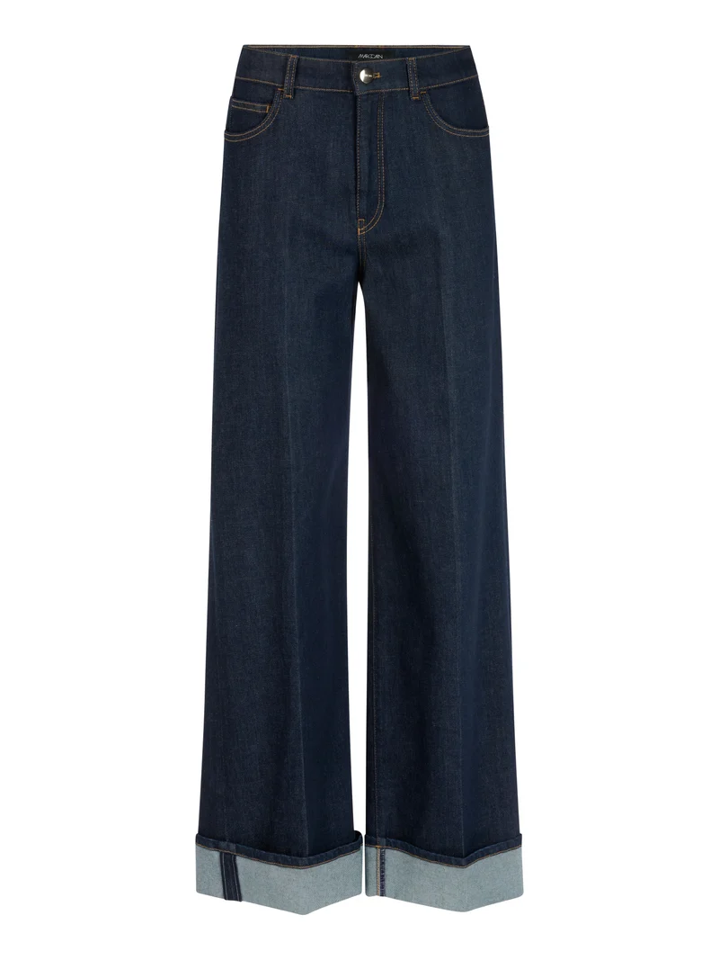 WARRI Jeans mit Kontrastnähten