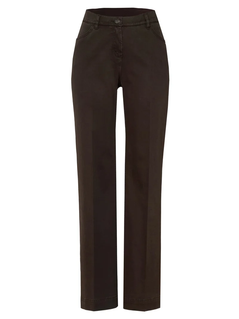 JENNY WIDE Hose aus Baumwollsatin