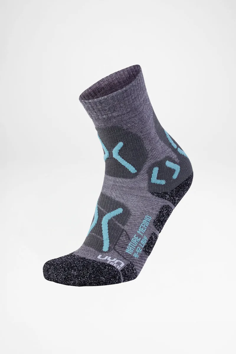 Trekking Nature Merino Damen (Light Grey/Water Green)