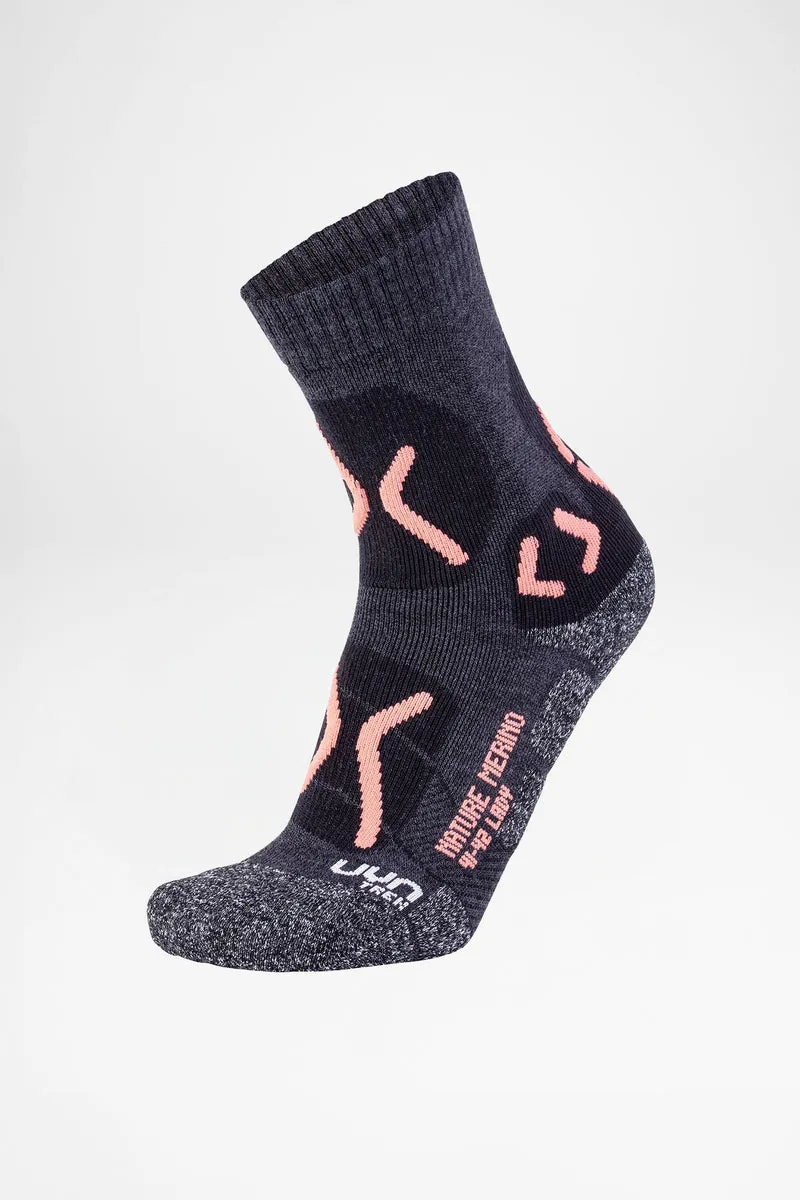 Trekking Nature Merino Damen (Anthracite/Coral)