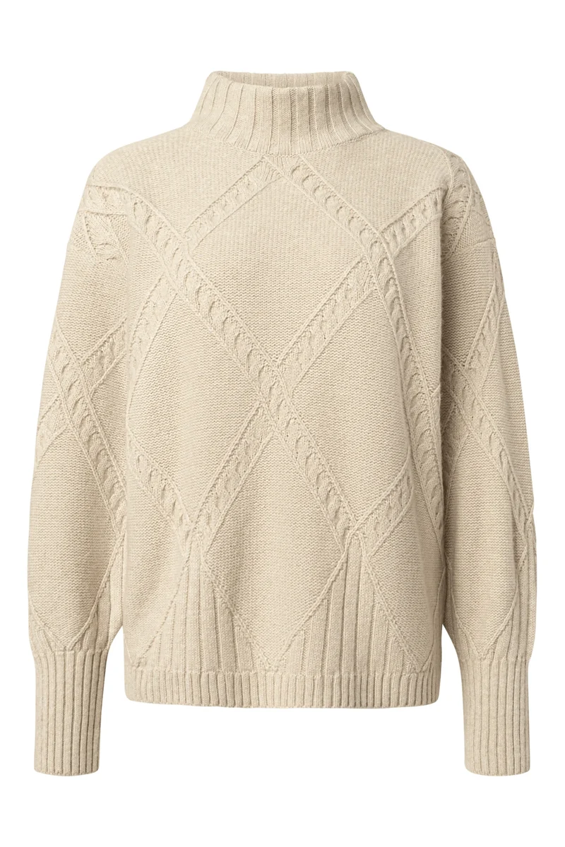 Pullover mit Stehkragen im Loose Fit