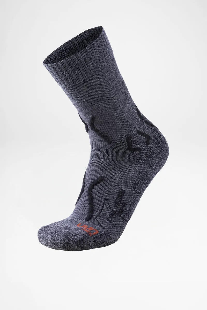 Trekking Cool Merino Herren (Medium Grey/Melange Black)