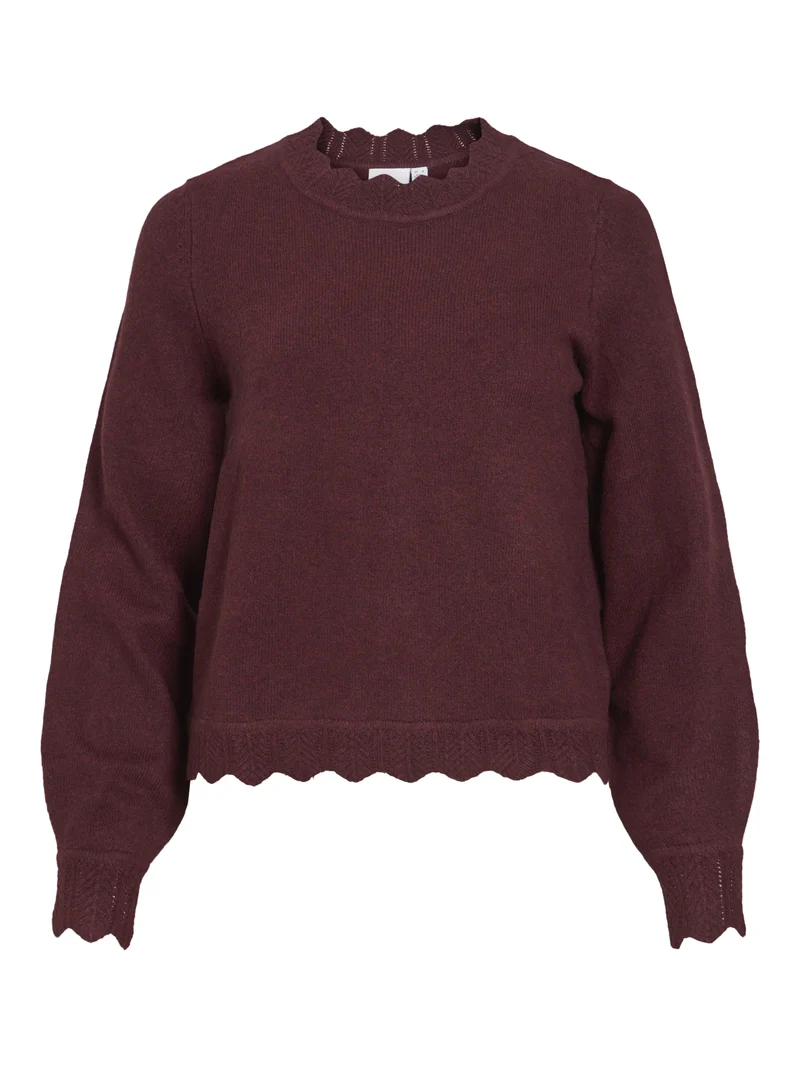 VINIKOLINA Stehkragen Strickpullover