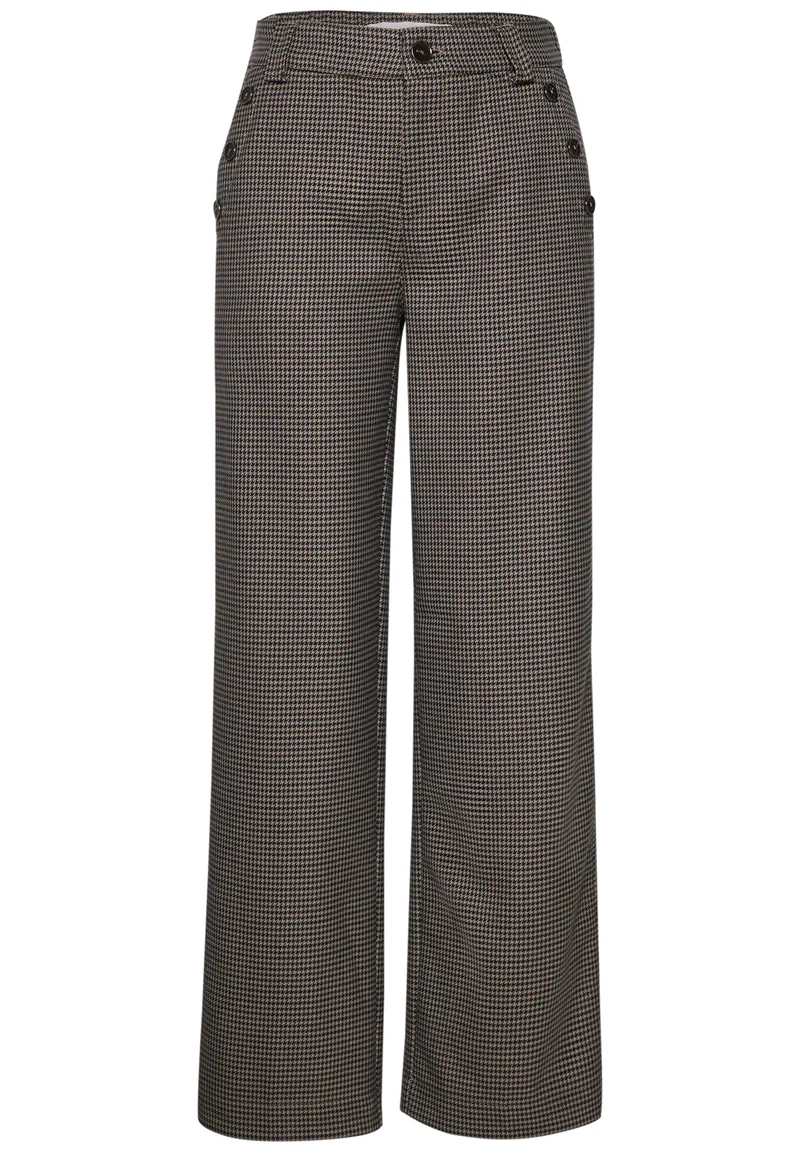High Waist Straight Leg Hose