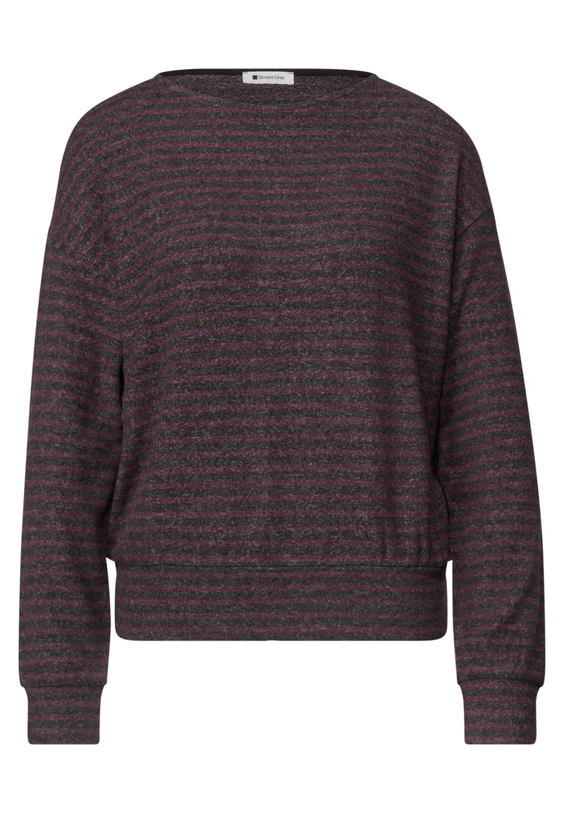 Langarmshirt mit Streifenmuster