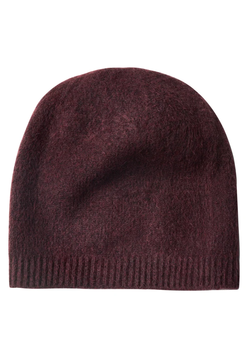 Feinstrick Beanie in Unifarbe