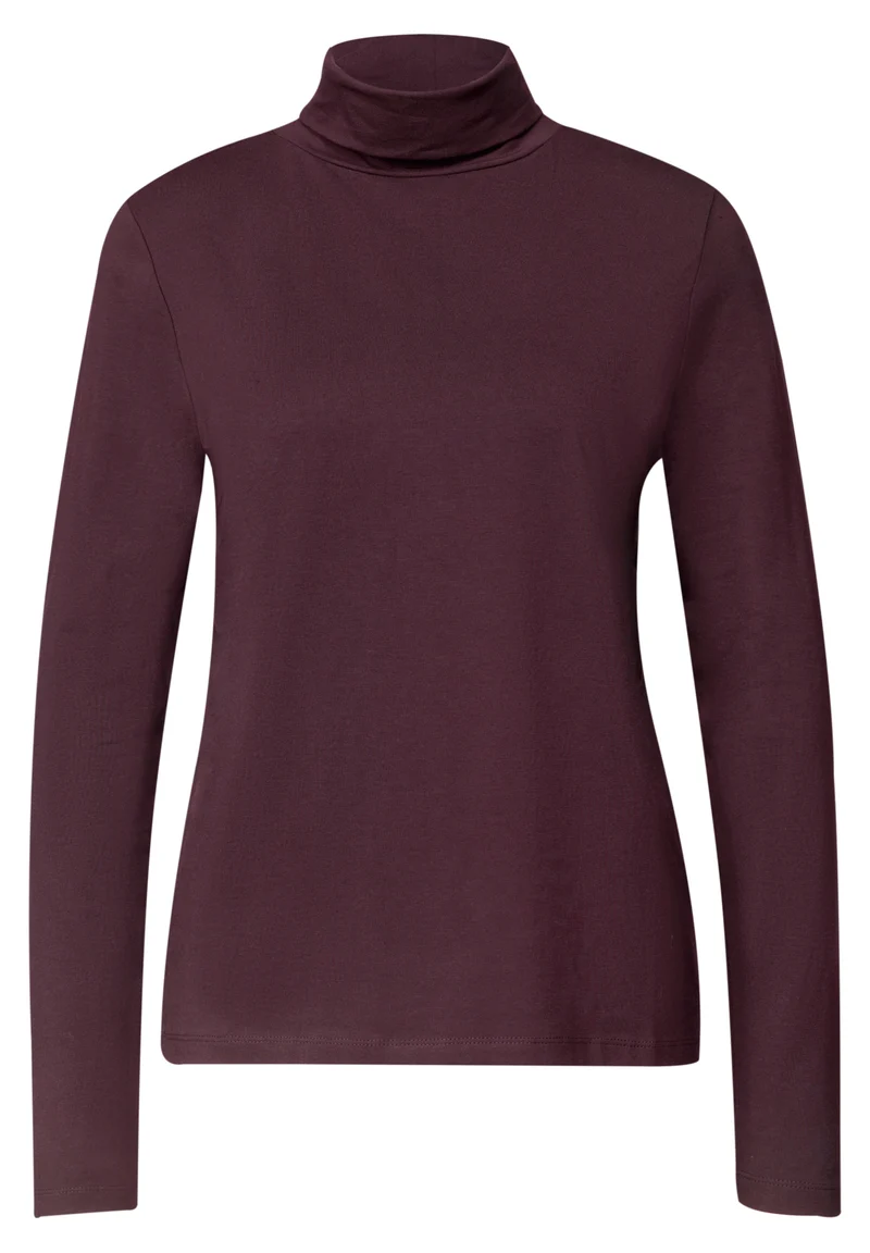 Langarmshirt mit Rollkragen