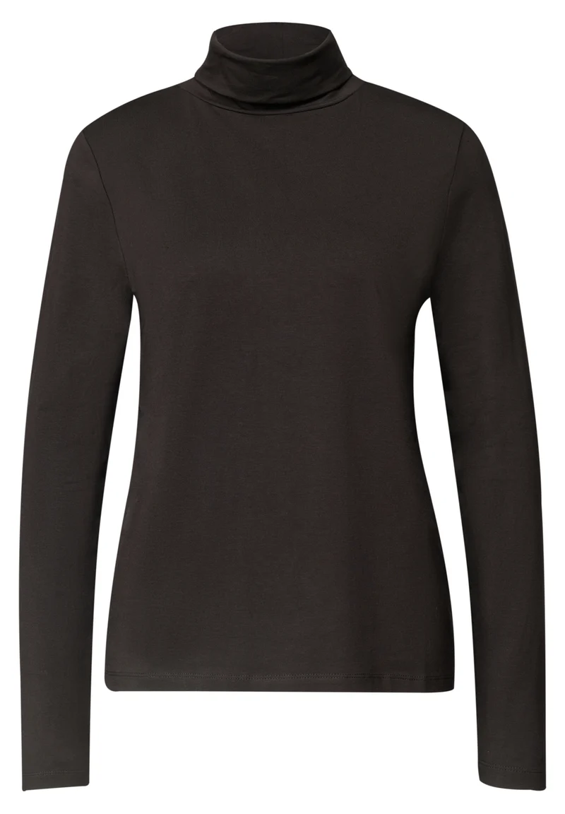 Langarmshirt mit Rollkragen