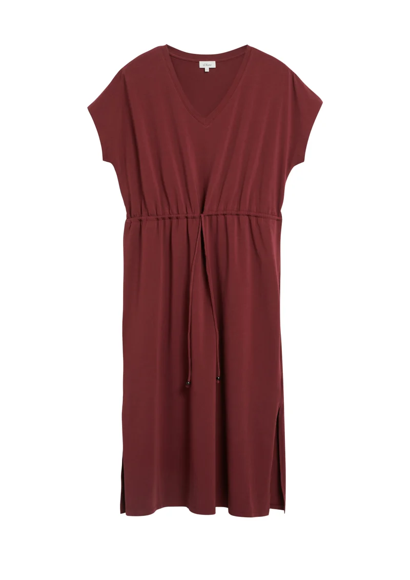 Jerseykleid in Midilänge Relaxed Fit