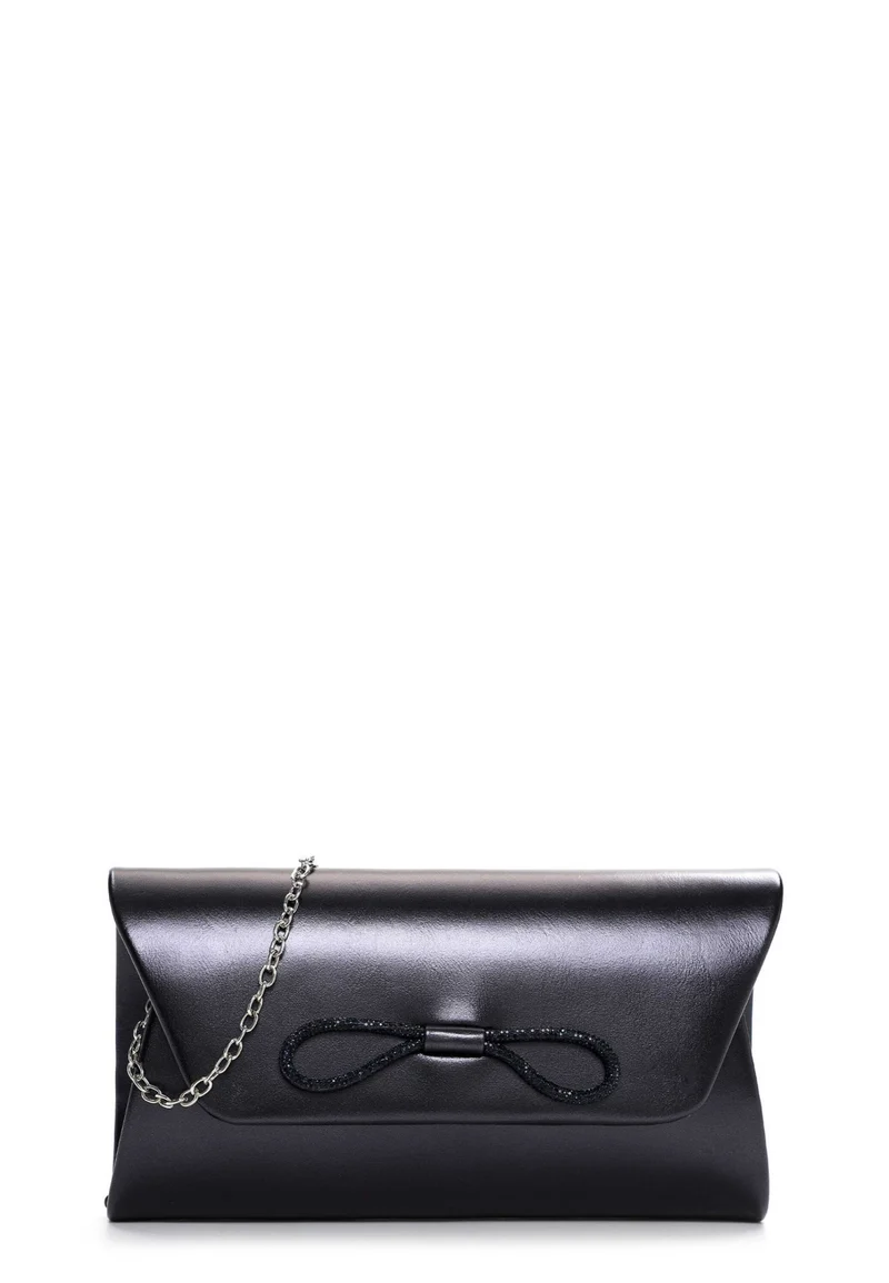 AMALIA LOOP Clutch in Metallic-Optik