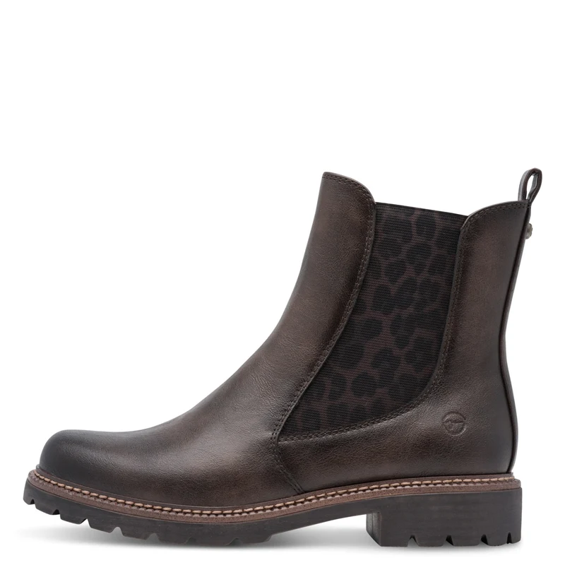 Chelsea Boot mit Animal-Print