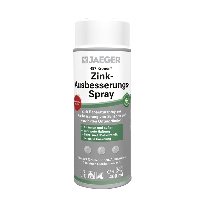 Jaeger 497 Kronen Zinkausbesserung Spray 0,4 Liter silber