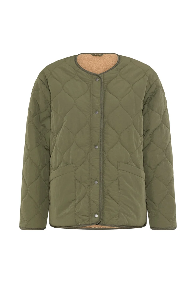 Wendbare Teddyjacke mit Steppung