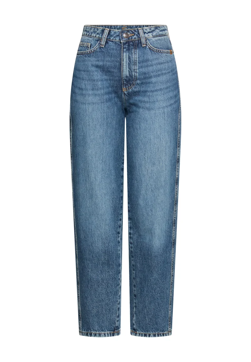 Barrel Jeans mit Gürtelschlaufen