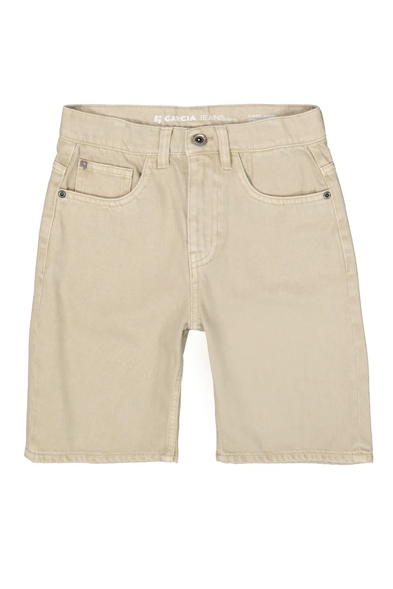 GARCIA Denim-Shorts mit geradem Bein und verstellbarem Bund