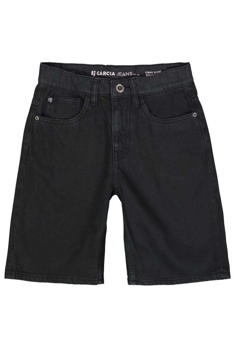 GARCIA Denim-Shorts mit geradem Bein und verstellbarem Bund