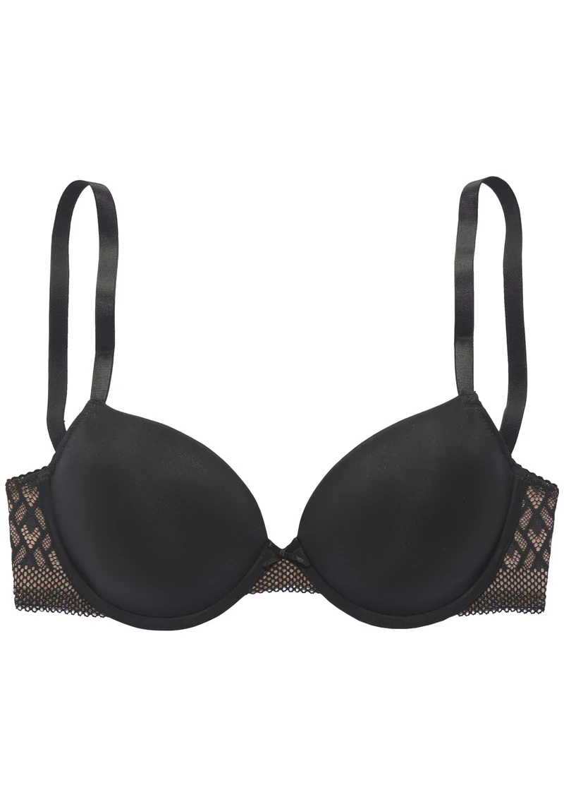 s.Oliver Push-up-BH mit Spitze und herausnehmbaren Polstern