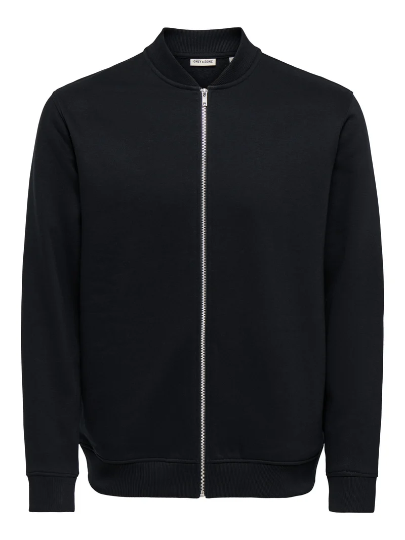 ONSCERES Zip-Sweatshirt im Bomber-Stil