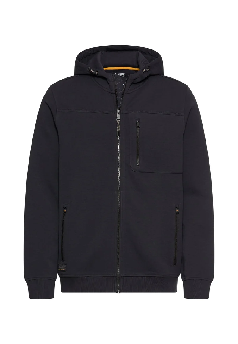 camel active fleXXXactive® Sweatjacke mit Kapuze und 4-Wege-Stretch