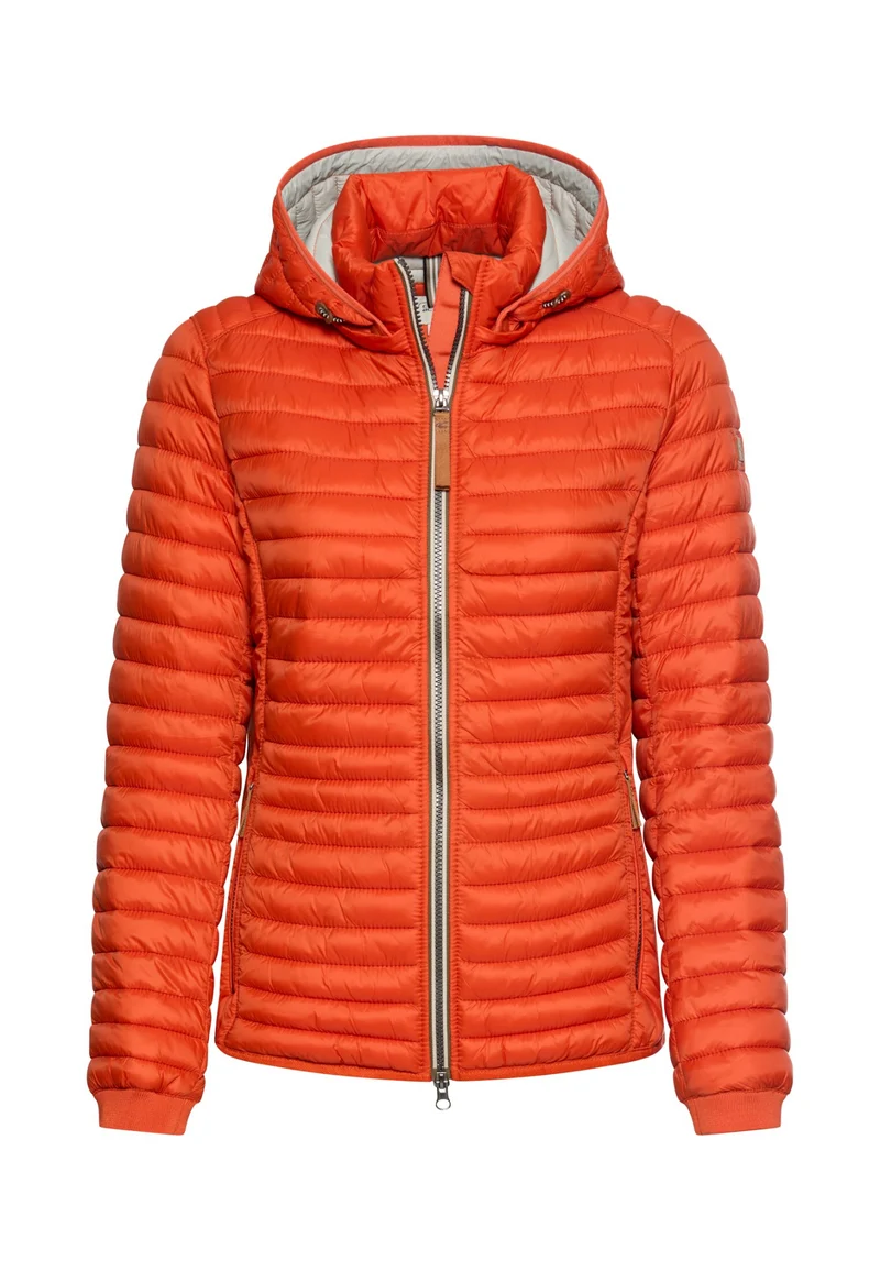 camel active ShapedFit Blouson mit Strick-Einsatz und Kapuze