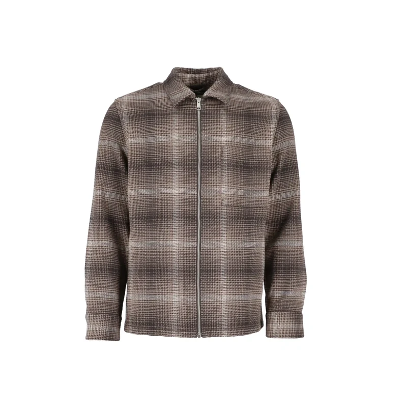 Harrington-Jacke mit Karomuster