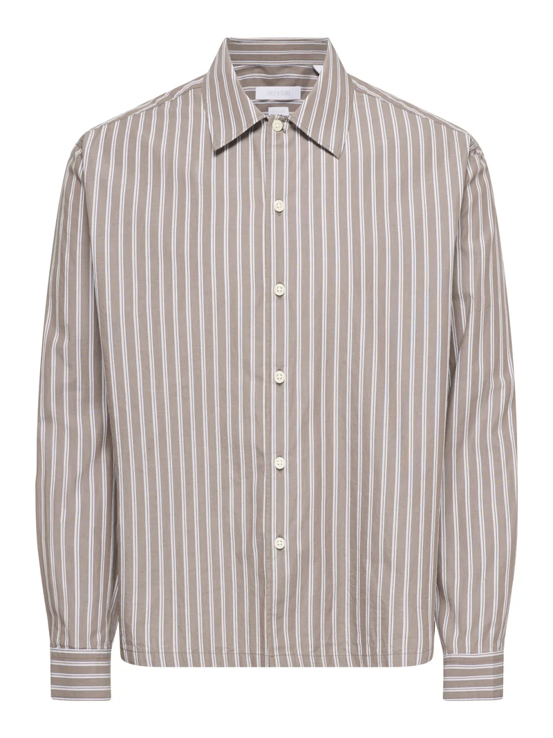 ONSOPALINE Relaxed Fit Popeline-Hemd