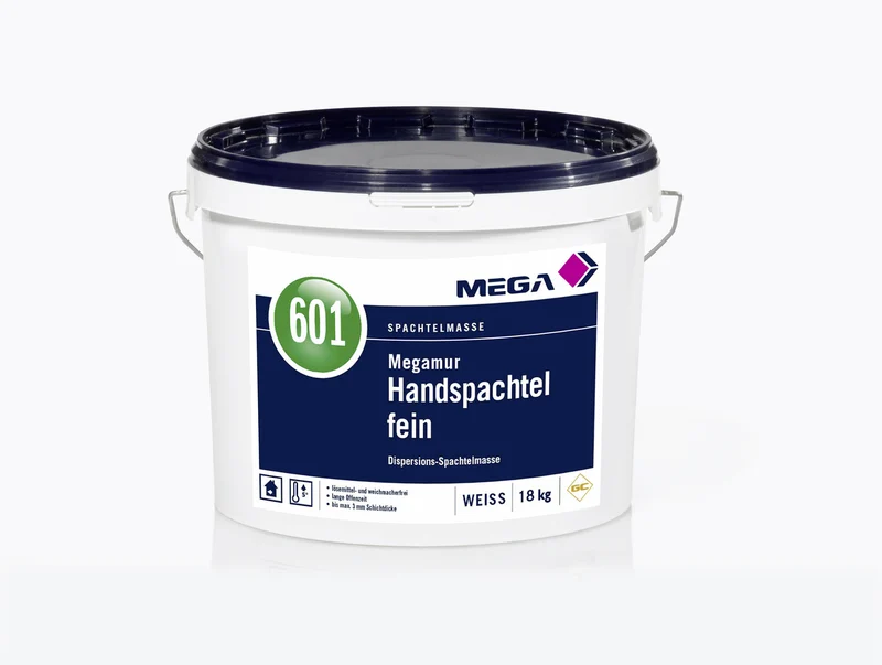 MEGA 601 Megamur Handspachtel fein 18 kg weiß