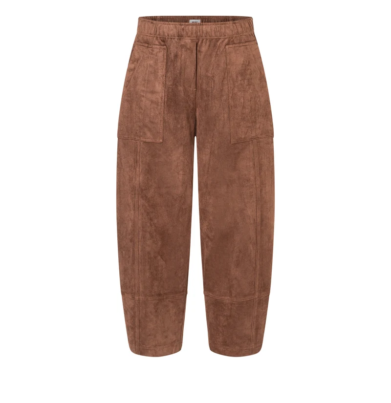 TILDA Barrel Leg Hose in Velours-Optik