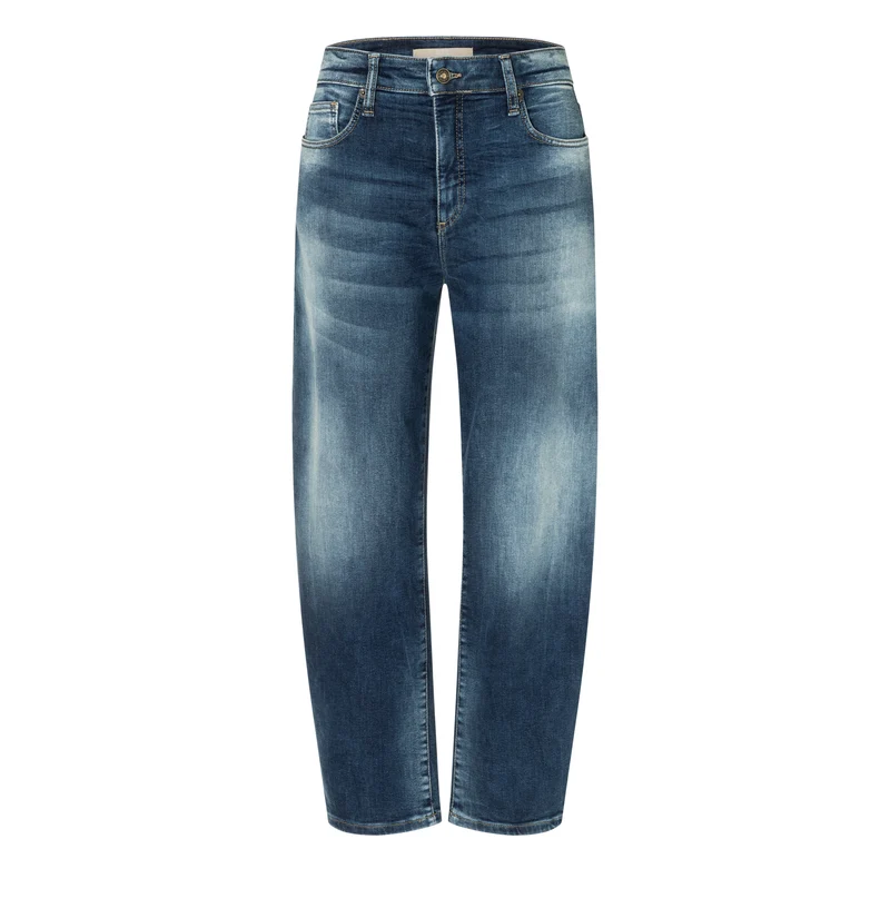 DANNI Barrel Jeans im Materialmix