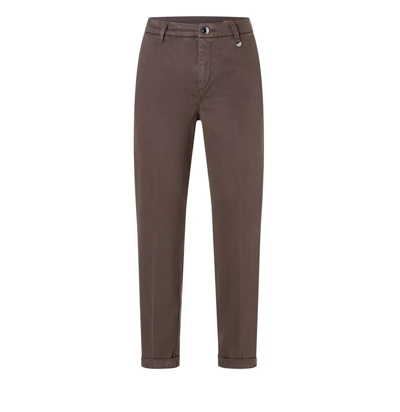 CHINO Turn Up im Cotton-Modal-Lyocell-Mix