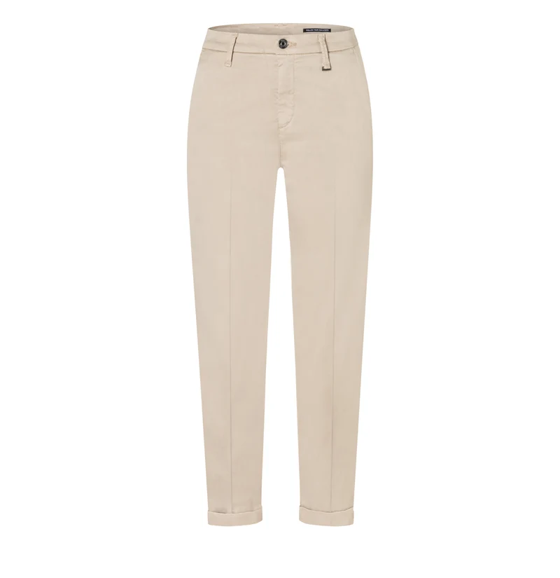 CHINO Turn Up im Cotton-Modal-Lyocell-Mix