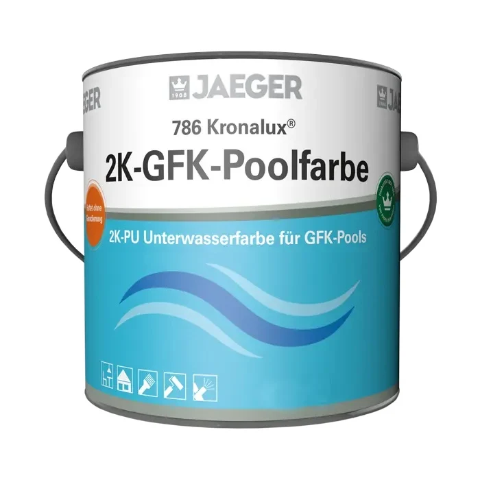 Jaeger 786 Kronalux 2K-GFK-Poolfarbe inkl. Härter 3,5 kg