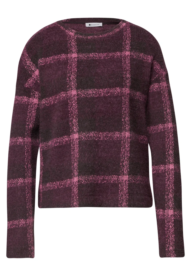 Langarmshirt mit Karomuster