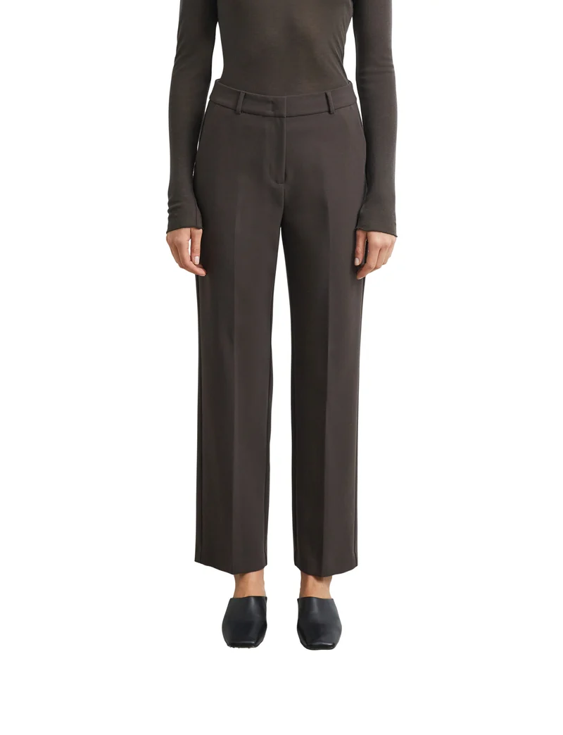 Straight-Leg-Hose aus Viskosemix
