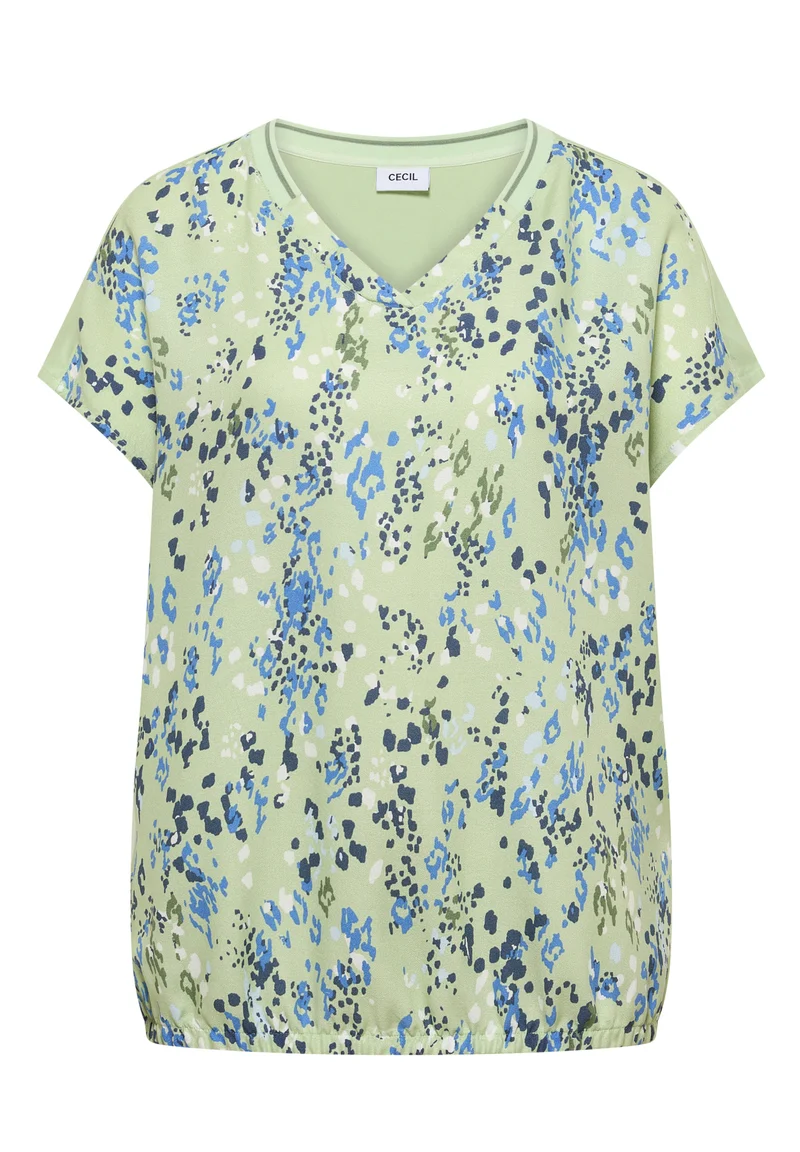 Blusenshirt mit Strukturmix