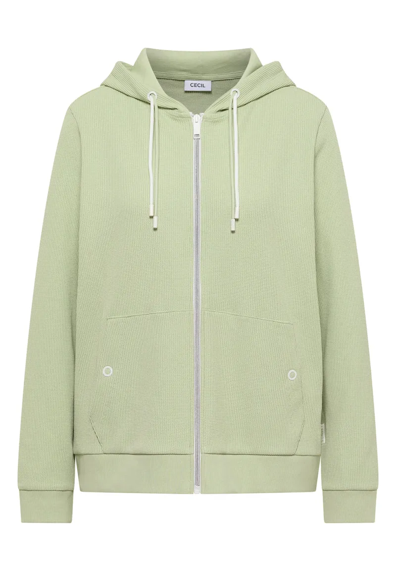 Kapuzenjacke mit Struktur